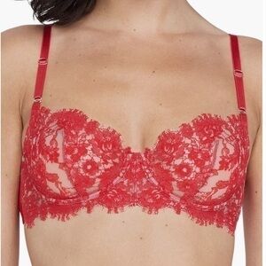 Skarlett Bleu entice bra lace 34D red